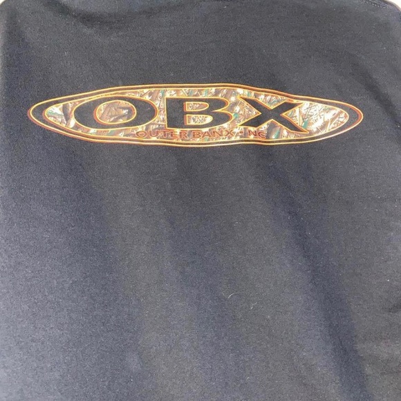 black/orange/camo long sleeve OBX shirt - Picture 3 of 3